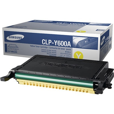 Samsung CLP600N CLP650N CLPY600A Yellow Genuine Toner Cartridge 4,000 Print