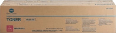 Konica Minolta TN411M A070330 Genuine Magenta Toner Cartridge 27K Print Yield