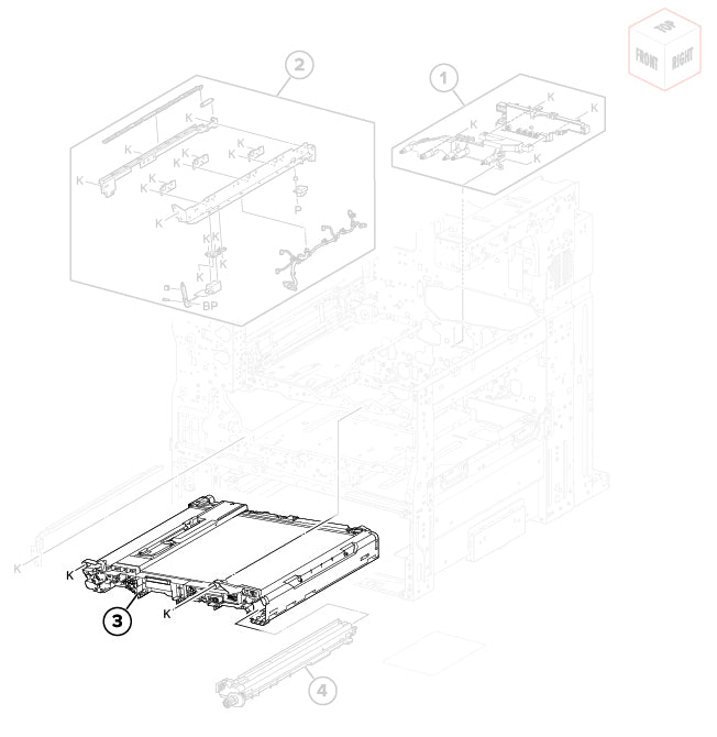 Genuine Lexmark Image Transfer Module 41X3336 480K Print