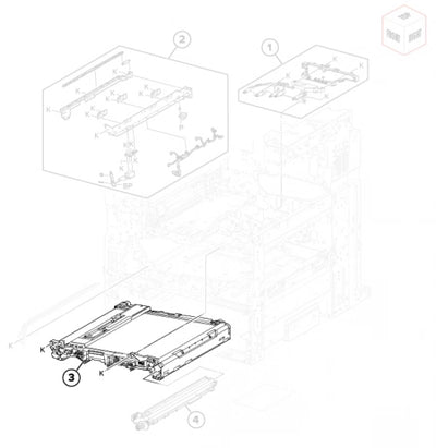 Genuine Lexmark Image Transfer Module 41X3336 480K Prints