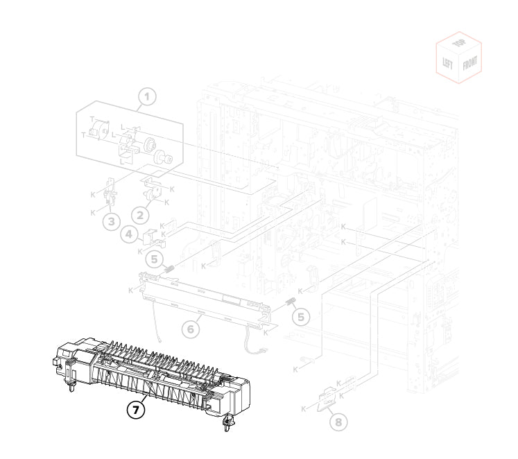 Genuine Lexmark Fuser Assembly 41X3345 480K Print