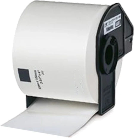 Brother DK44205 Black on White Thermal Continuous Paper Compatible Label Roll with Removable Adhesive