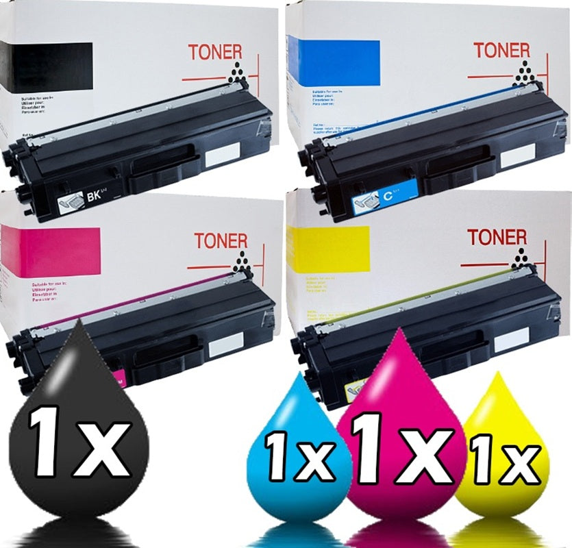 4-Pack White Box HP #206X W2110X-W2113X Toner Cartridge Value Pack [1BK, 1C, 1M, 1Y]