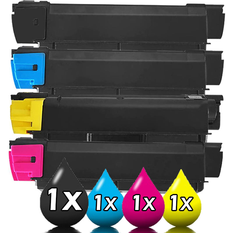 4 Pack Kyocera TK-5294 Compatible Toner Cartridge Value Pack [1BK, 1C, 1M, 1Y]