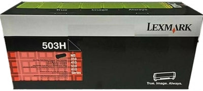 Genuine Lexmark 503H 50F3H00 Black Toner Cartridge 5000 Pages