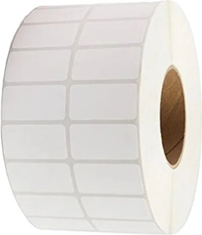 50mm x 25mm/2 Thermal Transfer Labels Permanent Adhesive - 5000/roll - 76mm core - Suitable Zebra