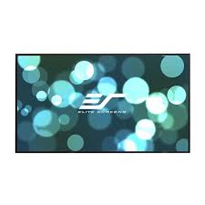 135" FIXEDFRAME 16:9 PROJECTOR SCREEN  EDGE FREE ULTRA THINVE LVET TAPE-AEON CINE GREY 3D