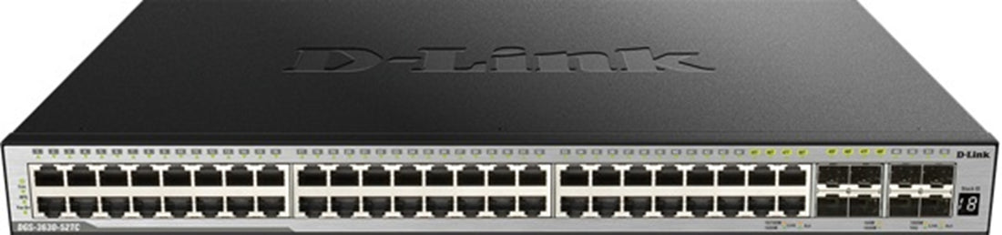 D-Link 52-Port Layer 3 Stackable Managed Gigabit Switch with 4 10GbE Ports DGS-3630-52TC