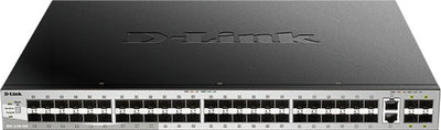 54-Port Stackable Gigabit SFP Layer 3+ Switch with 6 10GbE ports DGS-3130-54