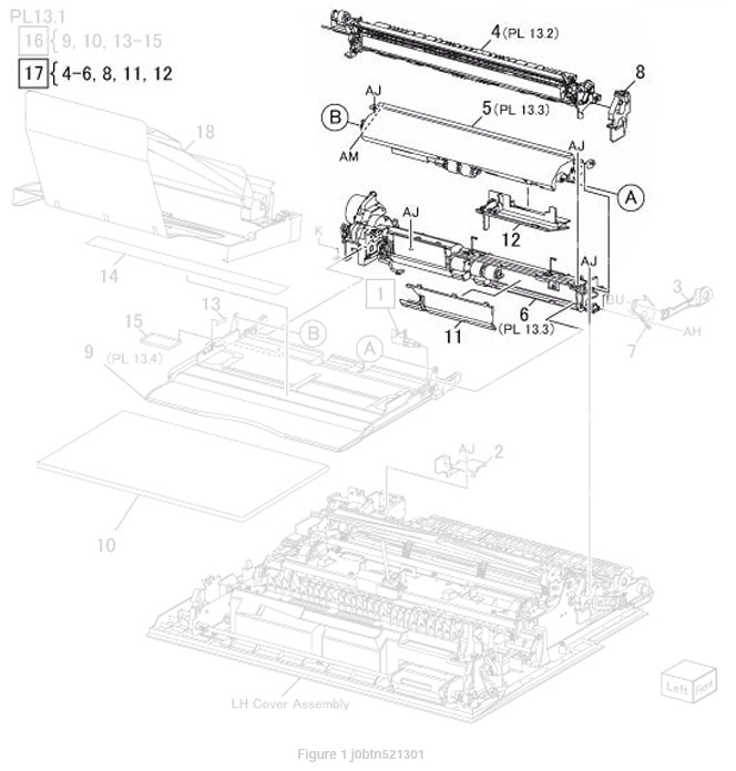 Genuine Fuji Xerox MSI Feeder Kit 607K10882 607K22550