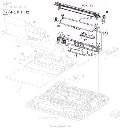 Genuine Fuji Xerox MSI Feeder Kit 607K10882 607K22550