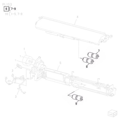 Genuine Fuji Xerox MSI Roll Kit 607K13700