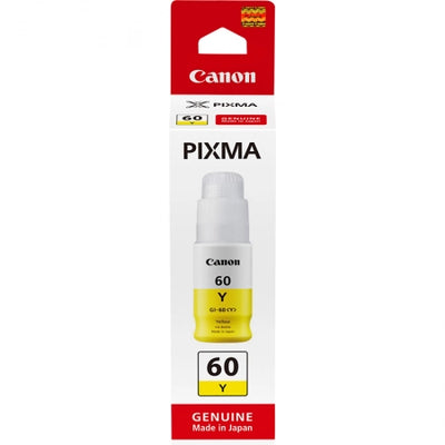 Genuine Canon GI60Y Yellow Ink Bottle 7,700 Prints