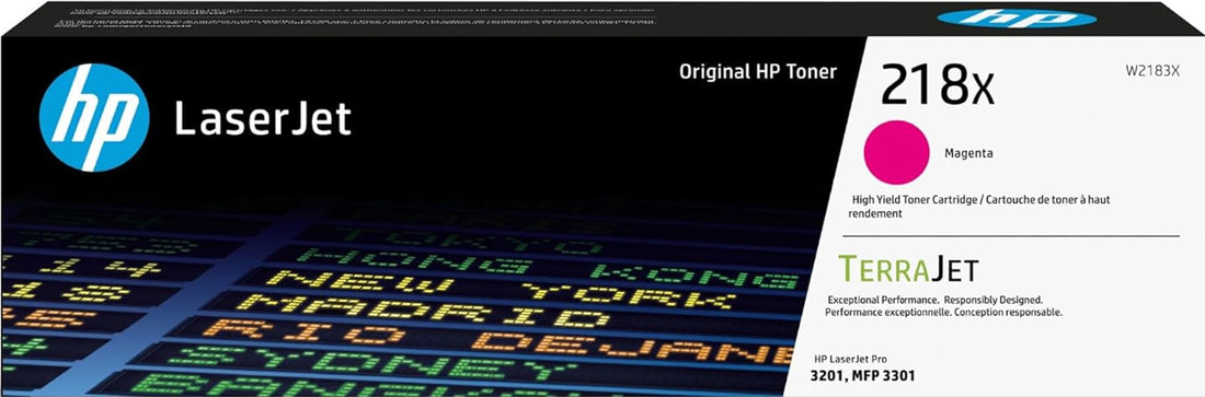Genuine HP 218X Magenta High Capacity Toner Cartridge W2183X 2,500 Print