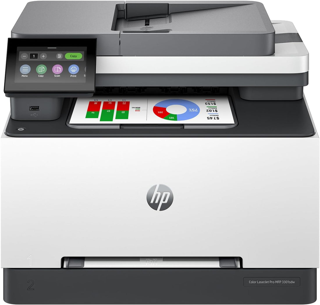 HP Color Laserjet Pro MFP 3301sdw Wireless All-in-One 25ppm A4 Color Laser Printer