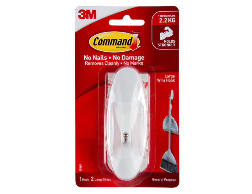 Command Hook 17069 Lg Wire Bx4