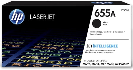 Genuine HP 655A CF450A Black Toner Cartridge 12,500 Prints [Sameday Shipping]