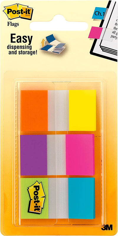 Post-It Flags Bright Colours 25 x 43mm 3-Pack
