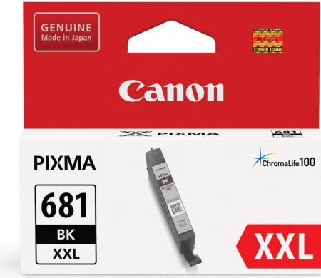 Genuine Canon CLI681XXLBK Black nk Cartridge 6,360 Prints