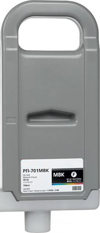 Canon PFI701MBK Compatible Matte Black Ink Cartridge 700ML (0899B001AA)