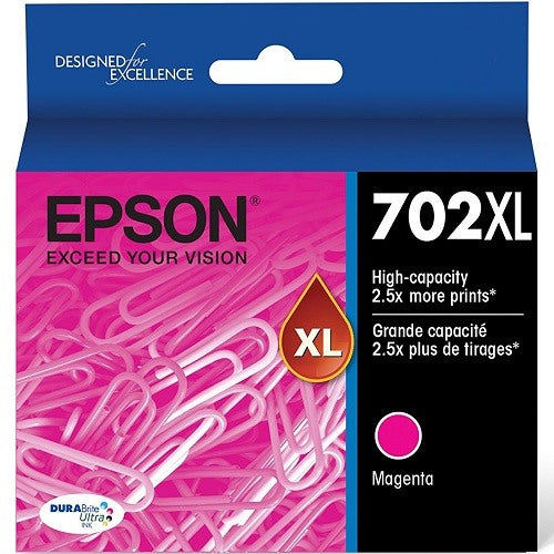 Genuine Epson 702XL C13T345392 Magenta Ink Cartridge 950 Print