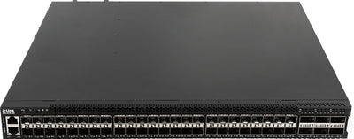 D-Link 54-Port 10 Gigabit Layer 3 Stackable Managed Switch with 48 10Gb SFP+ Ports and 6 40/100Gb QSFP+/QSFP28 Ports DXS-3610-54