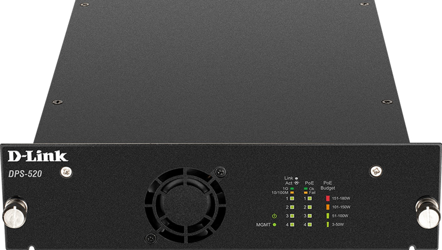 D-Link PoE 180W Redundant Power Supply DPS-520