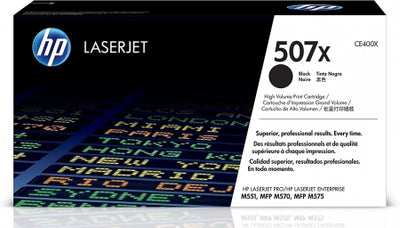 Genuine HP 507A CE400A Black Toner Cartridge 5,500 Pages
