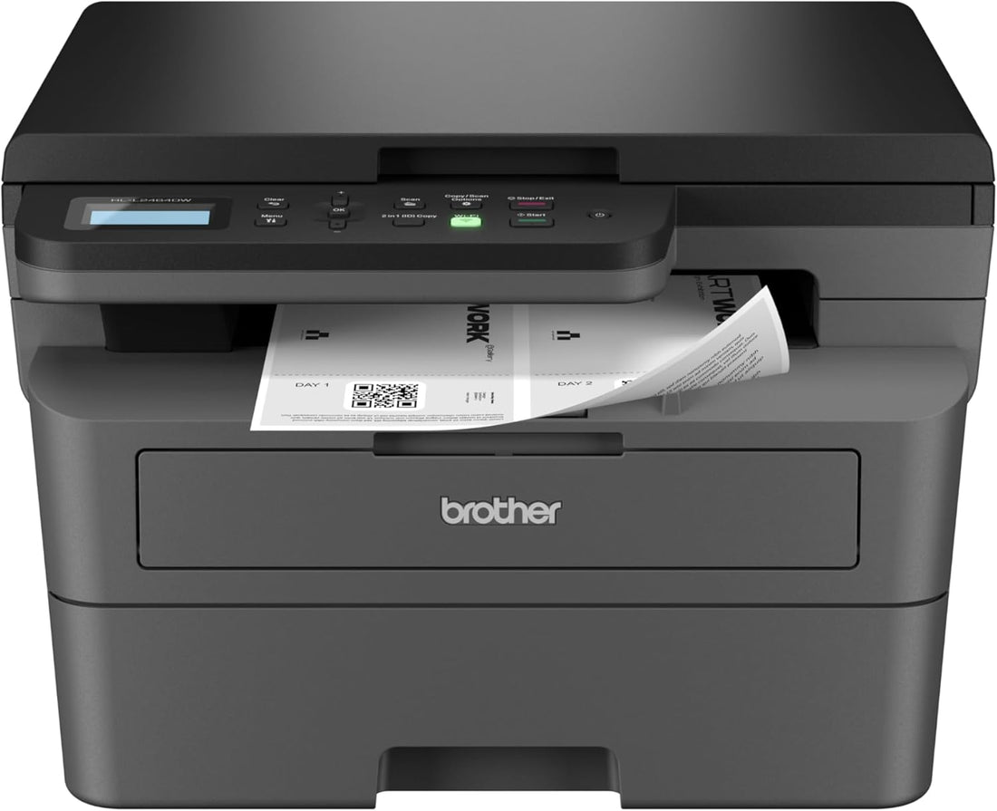 Brother HL-L2464DW Wireless Compact A4 Mono Laser Printer with Scanner (replacement model of Brother MFC1810)
