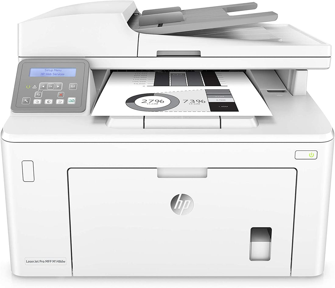 **FREE 1 BOX 80 GSM A4 PAPER VALUED AT $35** HP Laserjet pro M148dw all-in-one wireless mono Laser Printer, Mobile & Auto Two-Sided Printing, WIFI