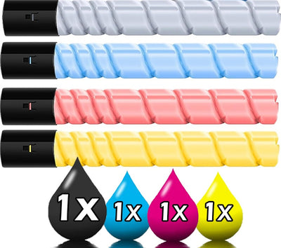 4 Pack Lexmark CS921 CS923 CX920 Toner Cartridge Value Pack 76C00K0-76C00Y0 [1BK, 1C, 1M, 1Y]