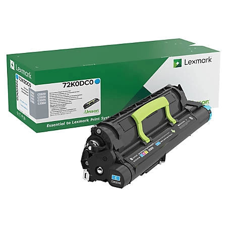 Genuine Lexmark 72K0DC0 Cyan Developer Unit 300K Print Yield