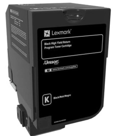 Lexmark 74C60K0 Black Genuine Toner Cartridge 3K Print Yield