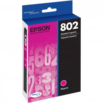 Genuine Epson 802 C13T355392 Standard Capacity Magenta Ink Cartridge 650 Prints