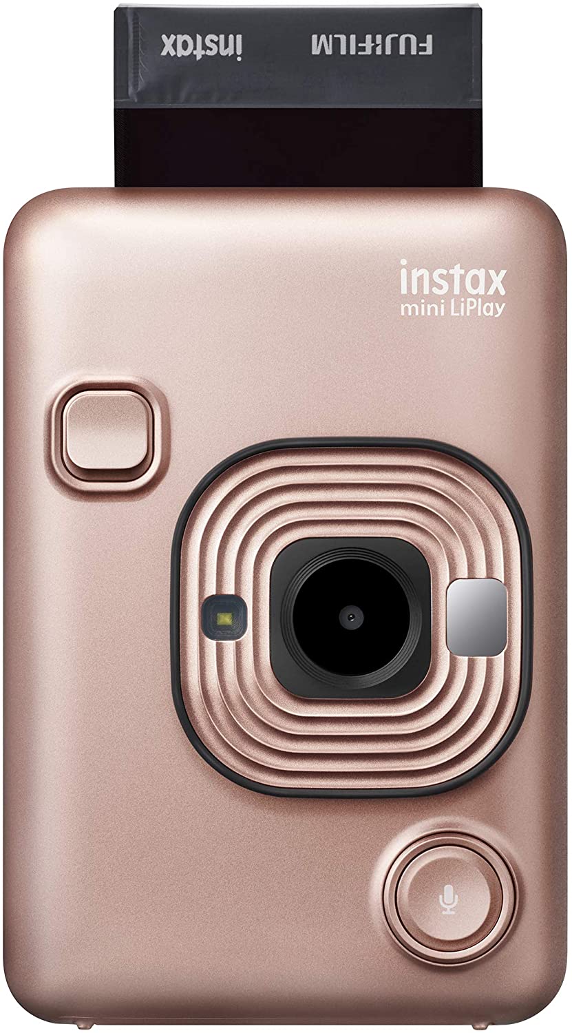 Fujifilm instax mini LiPlay Camera (Blush Gold)