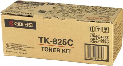 Genuine Kyocera TK825C Cyan Toner Cartridge 7,000 Prints
