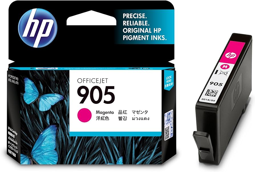 Genuine HP 905 T6L93AA Magenta Ink Cartridge 315 Print