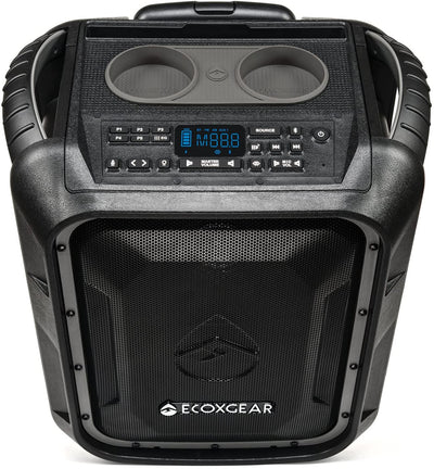 EcoXgear EcoBoulder+ Rugged Waterproof Floating Smart Speaker and PA System Bluetooth Speaker (GDI-EXBLD810)