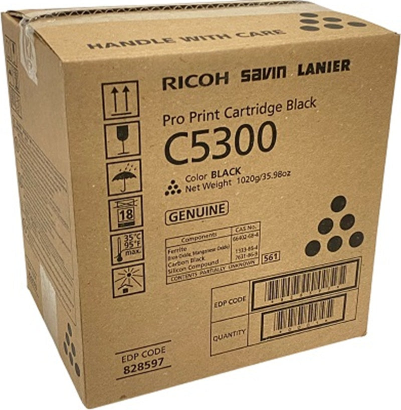 Genuine Ricoh 828617 Black Toner Cartridge 31,000 Print