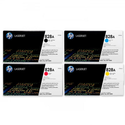Genuine 4 Pack HP 828A Drum Cartridges CF358A-CCF364A [1BK, 1C, 1M, 1Y]