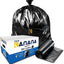Carton of 250 Roll 82L Black Bin Liners - Able 20 micron (Medium Strength)