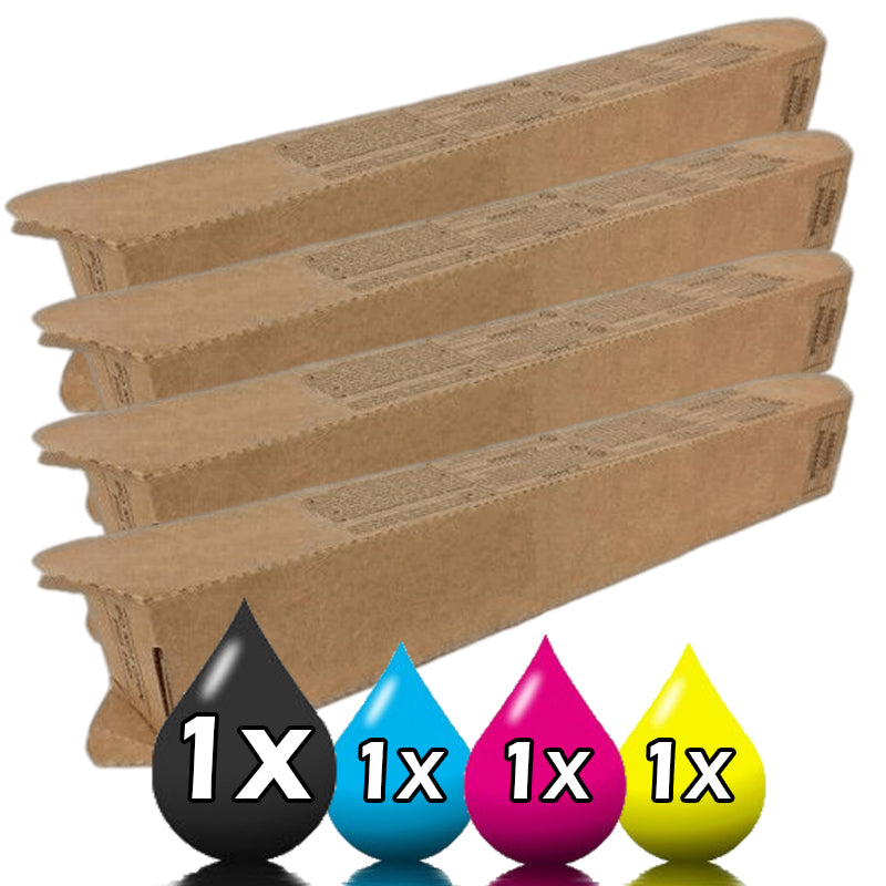 4 Pack Ricoh MP-C3003 MP-C3503 Compatible Toner Combo Pack 841829-841832 [1BK, 1C, 1M, 1Y]