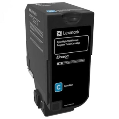 Genuine Lexmark CX725 84C6HC0 Cyan High Yield Toner Cartridge 16K Print Yield