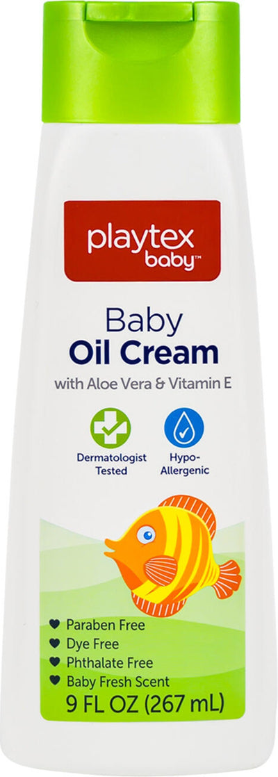 Playtex Baby Oil Cream with Aloe Vera & Vitamin E 267m