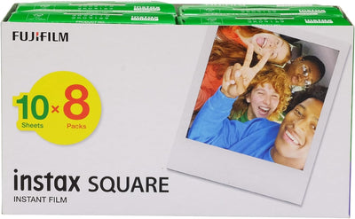 FujiFilm instax SQUARE Film 80 Pack - Compatible with Fujifilm INSTAX SQUARE Camera