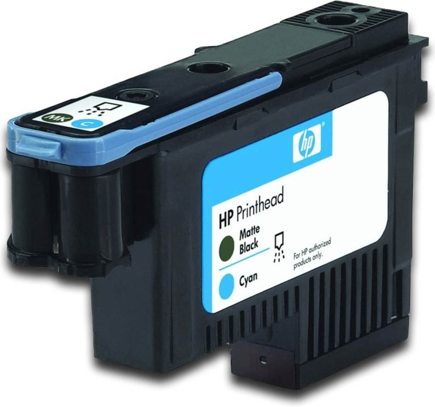 Genuine HP 70 C9404A Matte Black &amp; Cyan Printhead 600 Print