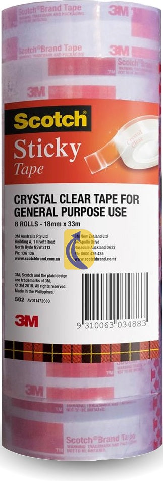 Scotch Everyday Sticky Tape - 8-Pack, AB010623952