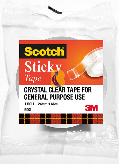 Scotch StickyTape 502 Box of 6 - AB010624000