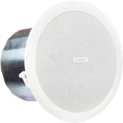 QSC AC-C6T 6" Two-Way Ceiling Speaker Pair 70V / 100V / 8 Ohm Sold As 2 Speaker