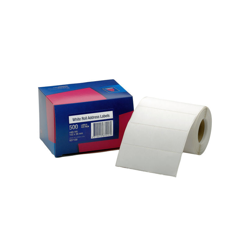 AVERY Roll address labels 102 x 36 mm 500/Rol